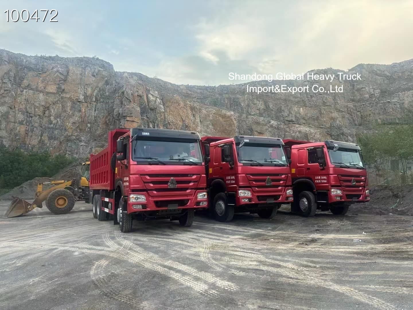 Heavy Duty HOWO 8×4 Dump Truck met 420 pk motor en versterkt chassis voor Tanzania Mining