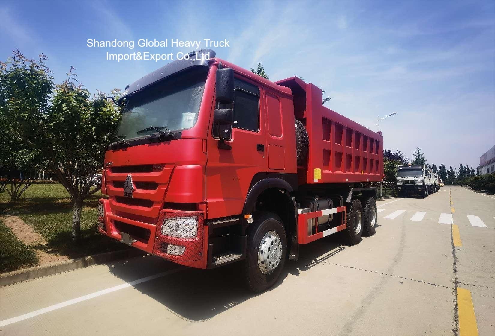 China Original Brand HOWO / Shacman 380hp/371hp 6X4 8X4 10/12 Wielen Mining Dump Truck