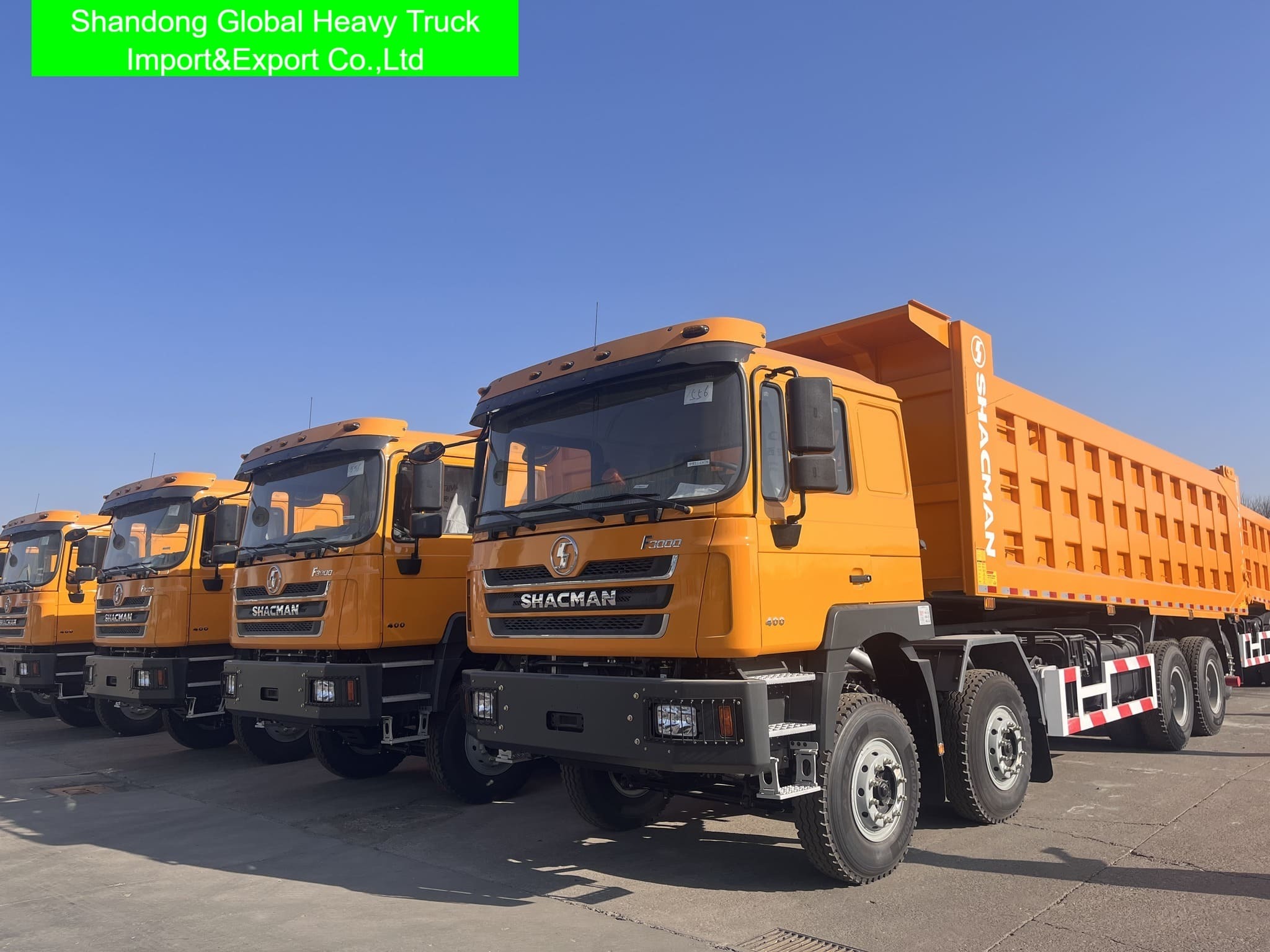 Shacman F3000 10 Wheeler 380HP Kipper Vrachtwagen 30cbm 30ton 6X4 Gebruikte Dumper