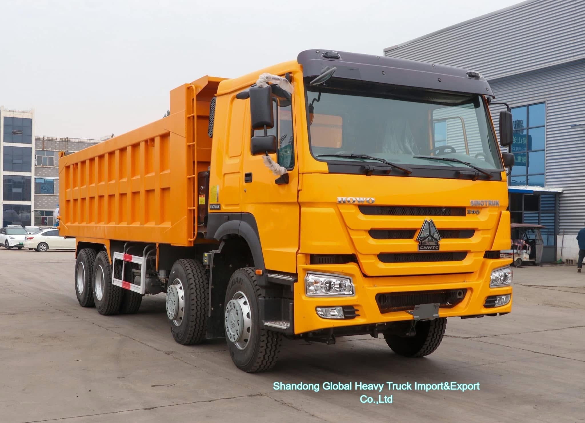 Sinotruk HOWO 8x4 380PK Kipperwagen 30-45 Ton Capaciteit