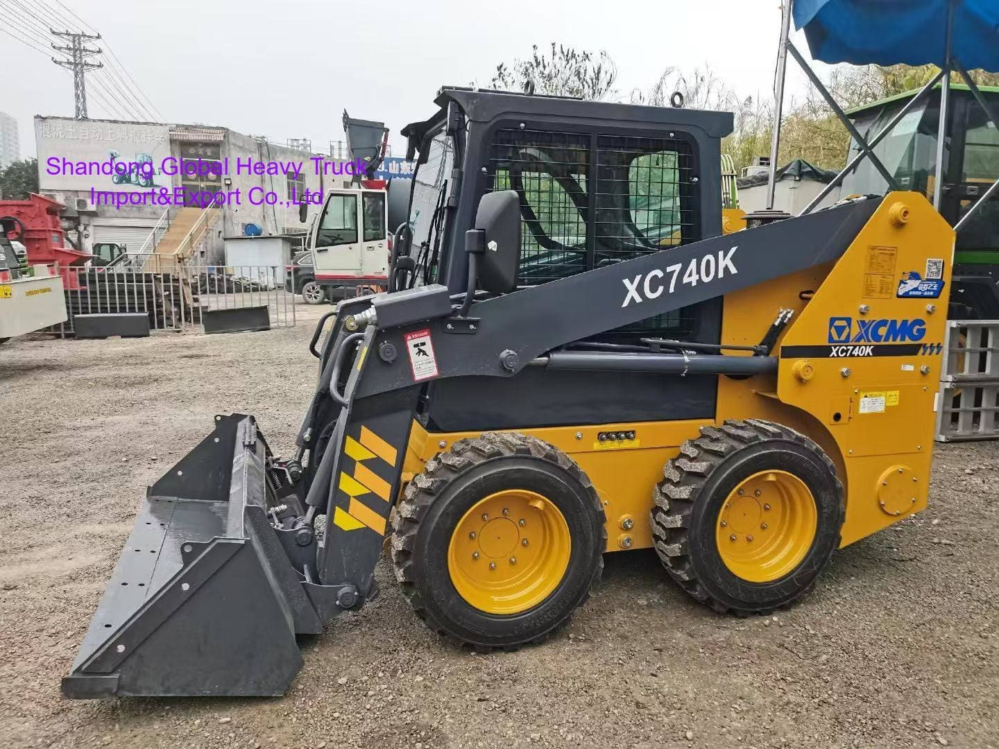 XCMG XC740K Mini Shovel 1t Nominale Belasting Compacte Constructie