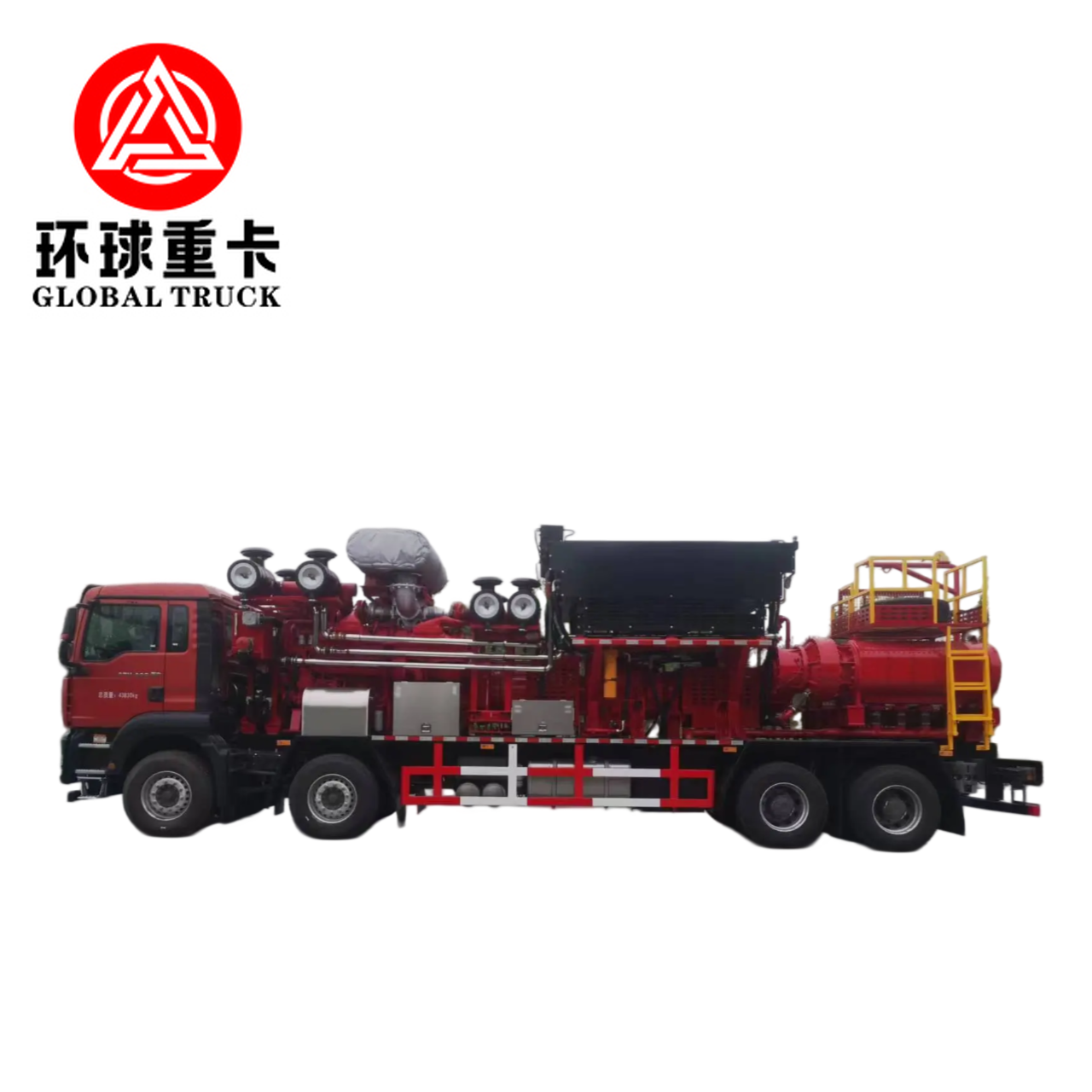 2800 pk Olieveld Fracturatie Unit Vrachtwagen met Hogedruk Plunjerpomp en 8×6 Aandrijfconfiguratie voor Olieboringen