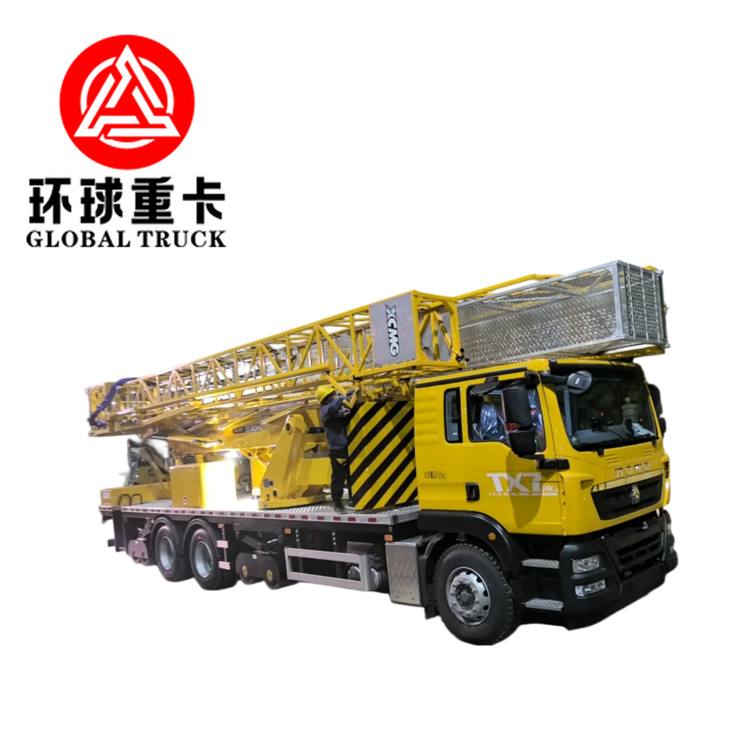 2026 Brand New Euro 4/2/5/6 Emission Standard Bridge Inspection Truck met 12m-20m werkhoogte en Howo 6x4 chassis