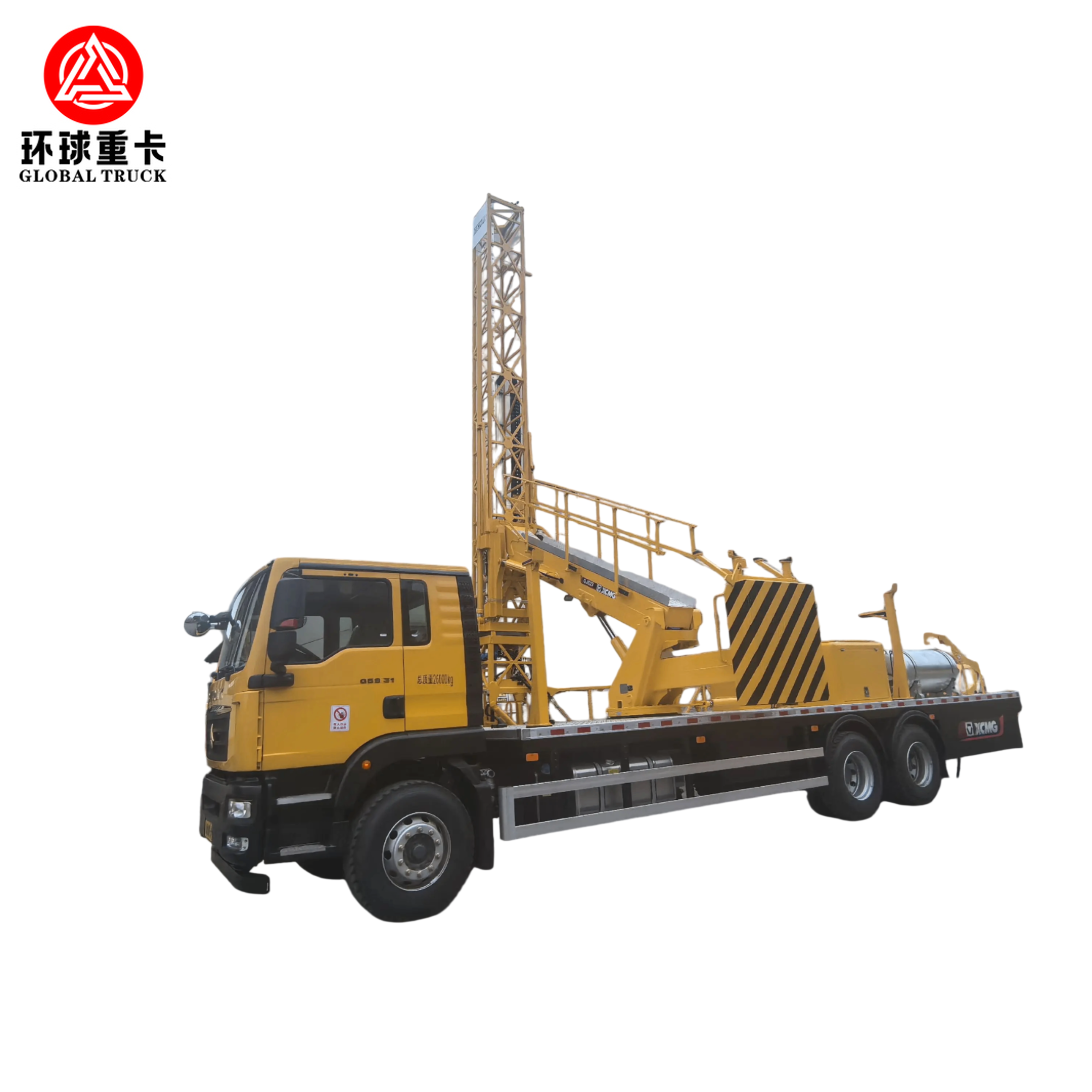 Reliable Euro 4/2/5/6 Emission Standard Bridge Inspection Truck with 14-20m Working Height and 360° Continuous Rotation