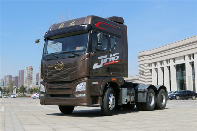 Verlaten Tractor van de de Kippersvrachtwagen van FAW JH6 de Hand6x4 Zware/Rechtse Facultatieve Aandrijvingsdiesel WEICHAI