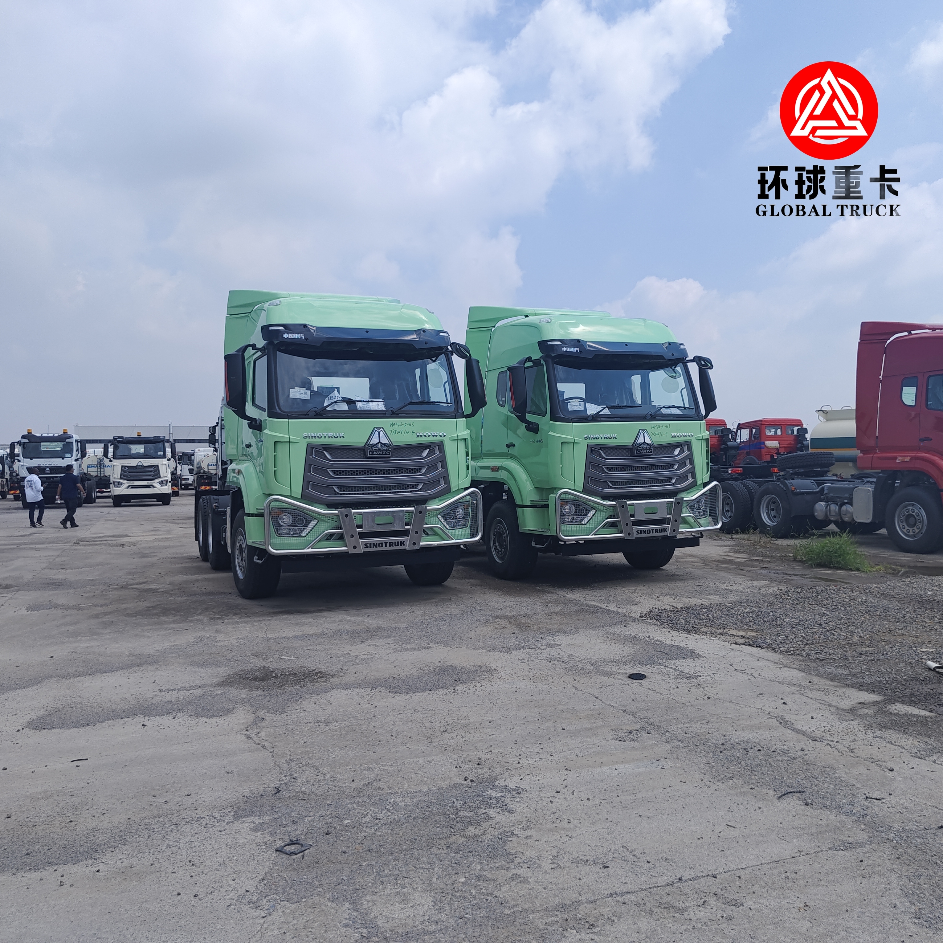 Nieuwe HOWO NX 371HP 6x4 zware trekker hoofd truck voor Afrikaanse goederenvervoer