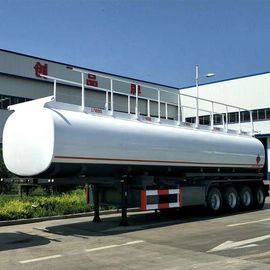 42000 Liter Van de Stookolietank de Op zwaar werk berekende Semi Aanhangwagens met Koolstofstaal Matrrial en FUWA-As